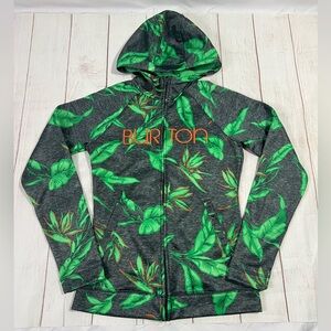 Burton WB Peak Hoodie - Women's Small - Full Zip Hooded Snowboard Sweatshirt